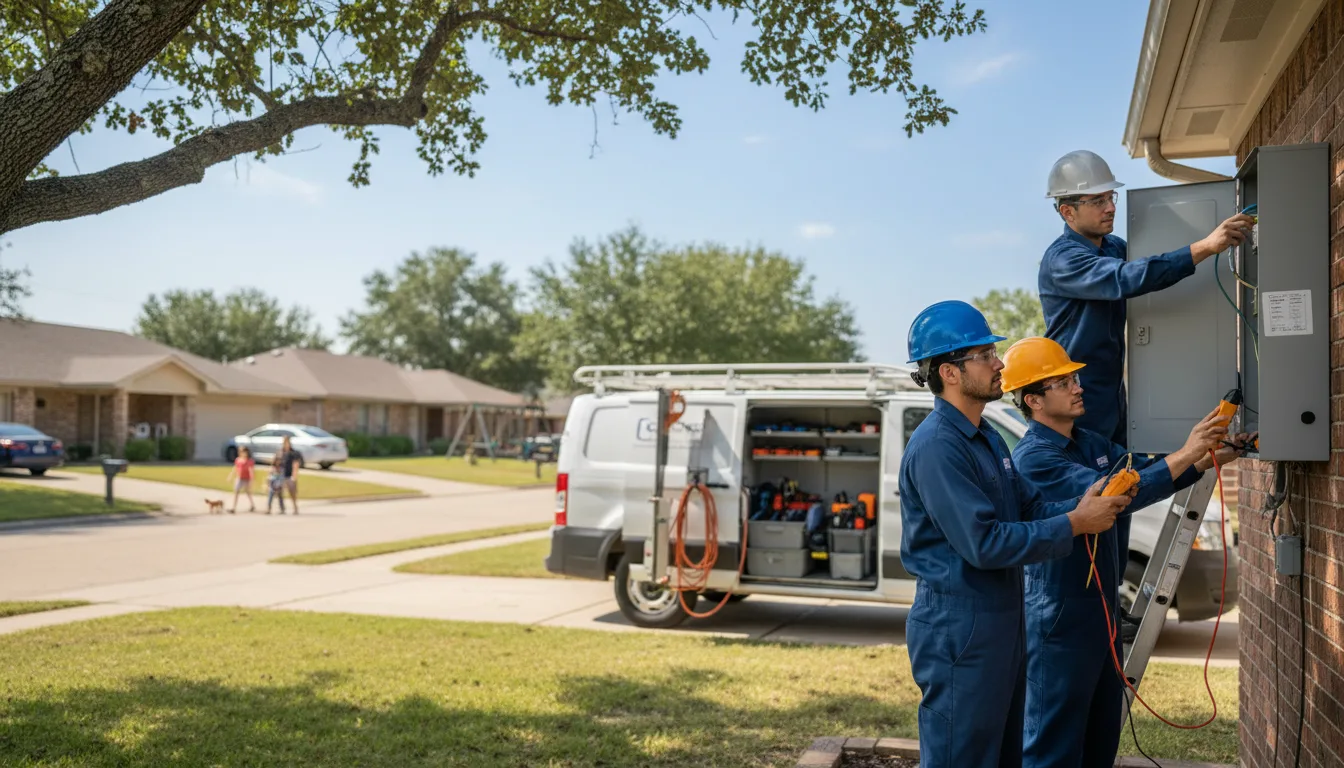 Certified electrician providing emergency electrical services in Helena, OH